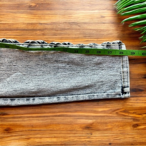 VINTAGE Frederick’s of Hollywood Lace-Up Acid Wash Jeans - Junior Size S - Picture 5 of 9